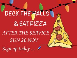 Deck The Halls & Pizza